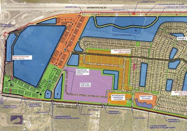 Waypointe community map in Daytona Beach, Florida | Kolter Land