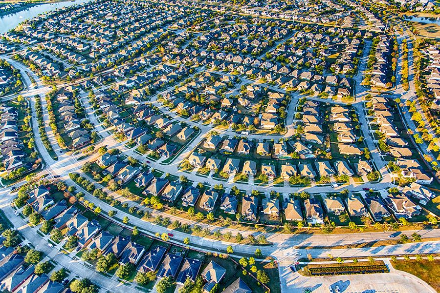 Aerial View Brookfield Land Master Planned Community