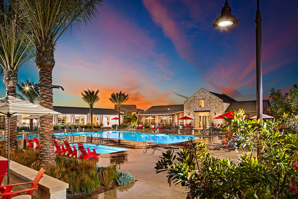New Haven community clubhouse located in Ontario Ranch, CA